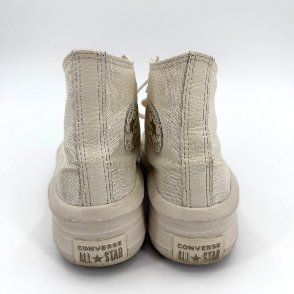 Converse Chuck Taylor All Star Move Platform High Top Cream Gold Kids‎ 3.5 - Picture 6 of 12